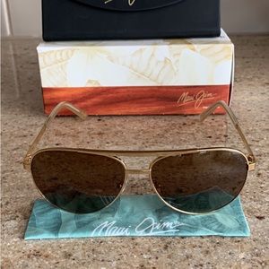 NIB Maui Jim Polarized Aviators Seacliff